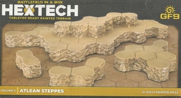 Battletech Battlefield in A Box HexTech HEXT13 Atlean Steppes 2 / wzgórza