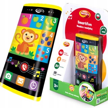 DUMEL DISCOVERY SMARTFON NAUKA Z MAŁPKĄ