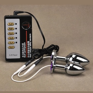 Вагинальные анальные шарики Electro Sex 3 размера, большой пузырь