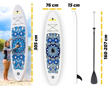 НАДУВНАЯ ДОСКА С НАБОРОМ ВЕСЛА