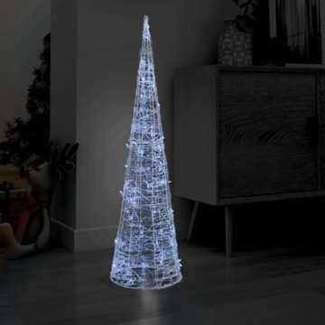 CHOINKA ZEWNĘTRZNA LAMPKI DEKORACJA LED 120 cm