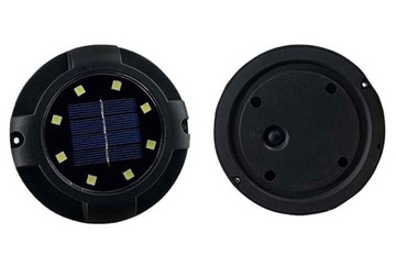 СОЛНЕЧНЫЙ НАЗЕМНЫЙ СВЕТИЛЬНИК rgb белый САДОВЫЙ ДИСК