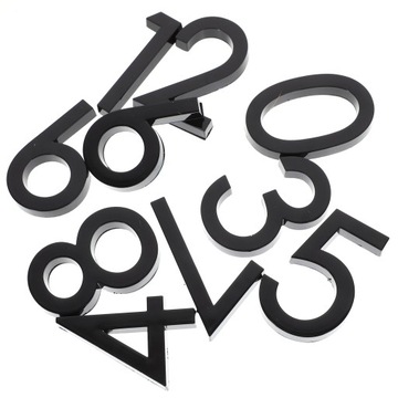 10 SZT. KREATYWNY ZNAK Z NUMEREM DRZWI DEKORACYJNE DRZWI