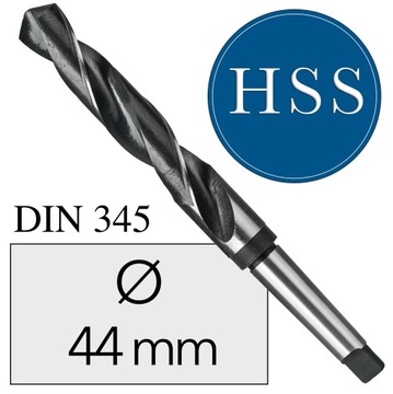 FI 25,5 Wiertło HSS DIN 345 Stożek NWKc walcowane