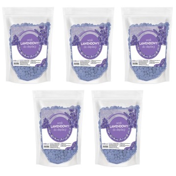 Wosk do DEPILACJI Profico Twardy Lawendowy 5x 100g