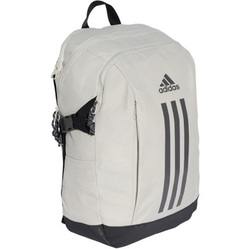 Adidas plecak szkolny miejski z kieszonkami usztywniany DUŻY dwukomorowy A4