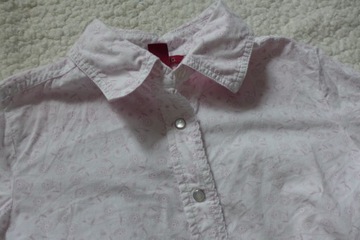 РУБАШКА С ЦВЕТОМ ДЛЯ ДЕВОЧЕК H&M 140