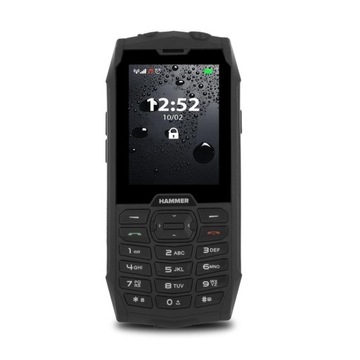 Telefon komórkowy Hammer 4 Czarny bez blokady