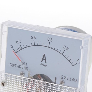 85L1 Аналоговый амперметр Амперметр, А, 62 x 55 мм, 0–1 А