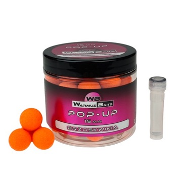 Warmuz Baits BRZOSKWINIA Kulki Pływające POP UP 15mm + dopalacz