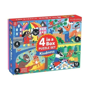 Mudpuppy Puzzle progresywne Życzliwość