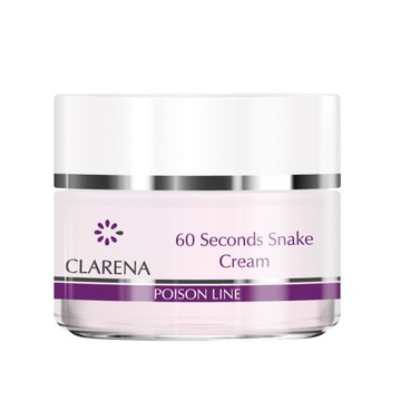 Krem przeciwstarzeniowy do twarzy Clarena 60 seconds snake cream 50 ml