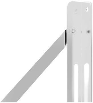 Складная настенная полка из нержавеющей стали до 40 кг 120 х 45 см.