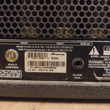Ламповый бас-головка Ampeg SVT-CL Classic