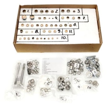 Śruby nierdzewne polerowane Romet Komar 2350