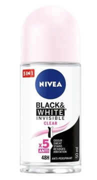 NIVEA Black White Invisible Clear Antyperspirant