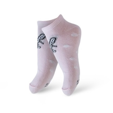 STOPKI DZIEWCZĘCE BAWEŁNA WZORY 12-14cm / 20-23