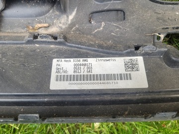 LIŠTA DIFUZOR NÁRAZNÍKU ZADNÍ GLA W156 A1568850925