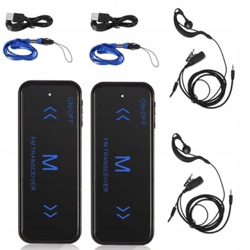 2 SZT.MINI KRÓTKOFALÓWKA RADIOTELEFON WALKIE TALKIE 2000MA 400-480 MHZ