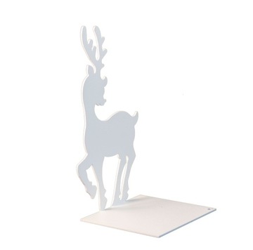 фигурка-подставка для украшения ОЛЕНЬ белая