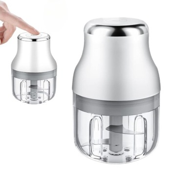 Электрическая чеснокорезка 250 мл - измельчение овощей, мяса и орехов