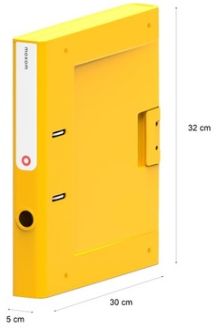 Бюджетная папка А4 ПЛАСТИКОВАЯ ЗАКРЫТАЯ, 50 мм, moxom NEWBINDER YL