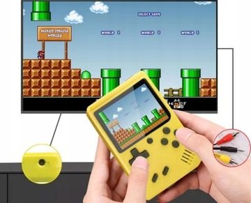 МИНИ-ПОРТАТИВНАЯ КОНСОЛЬ РЕТРО 400 ИГР 3.0+