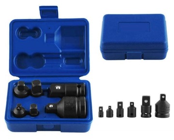 АДАПТЕРЫ ДЛЯ СНИЖЕНИЯ УДАРА 1/2 1/4 3/8 3/4 6 ШТ. АДАПТЕРЫ CRMO