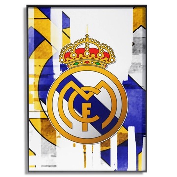 Plakat BEZ RAMKI A2 (40x50) wzór REAL MADRID 05