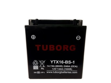 AKUMULATOR TUBORG YTX16-BS-1 24miesiące GWARANCJI