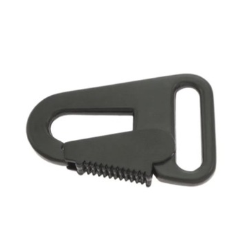 KARABIŃCZYK METALOWY 25 MM czarny mat Z38 5szt.