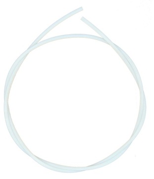 RURKA TEFLONOWA PTFE 2/4 mm 1.75mm BIAŁA - 1m