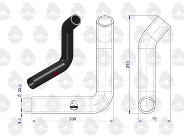 ШЛАНГ РАДИАТОРА КОМПЛЕКТ ШЛАНГОВ C-360 ОРИГИНАЛ