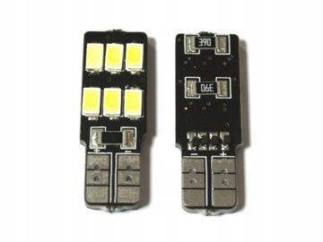 LED W5W 6x5630 żarówka boczna Canbus T10 postojowa