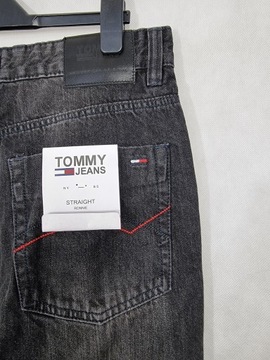 B3698 MĘSKIE SPODNIE JEANS STRAIGHT RONNIE TOMMY HILFIGER JEANS 31/32