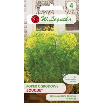 LEGUTKO NASIONA KOPER OGRODOWY WCZESNY BOUQUET IDEALNY DO SAŁATEK OGÓRKÓW