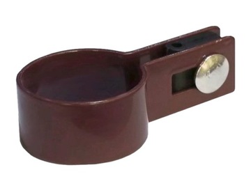OBEJMA końcowa fi 42 mm do paneli 5 mm - BRĄZOWA