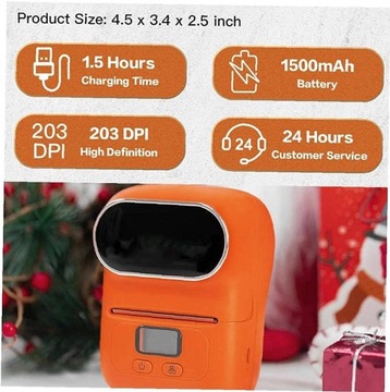 Принтер этикеток M110, беспроводной, портативный, термопринтер