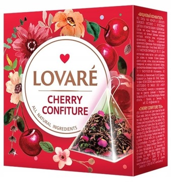 LOVARE HERBATA CHERRY CONFITURE 15TOREBEK PIRAMIDKA
