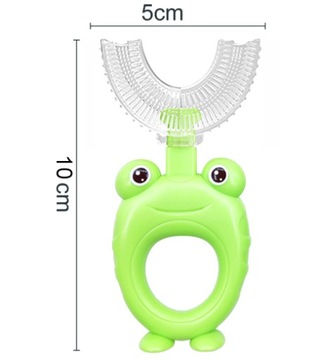 Силиконовая зубная щетка U для детей 2-6 лет, Sd5