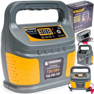 Prostownik MIKROPROCESOROWY Akumulatorowy 12V 24V