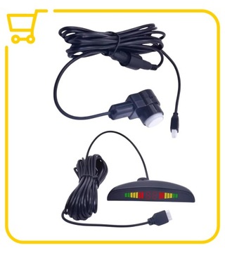 Набор датчиков парковки LED Display SW888 Черный 4 шт.