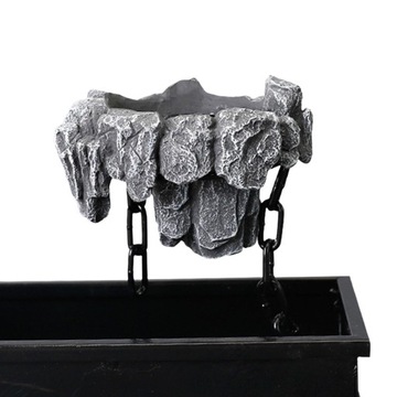 Контейнер Ваза Цветочный Горшок Темно-Серый Стиль D