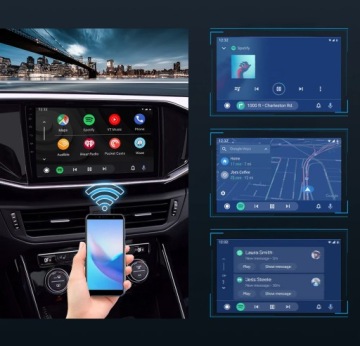 БЕСПРОВОДНОЙ АДАПТЕР CARPLAY ANDROID AUTO WIFI BLUETOOTH + АДАПТЕР USB C