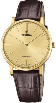 Zegarek męski FESTINA 20016/2 brązowy klasyczny dla par