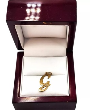 ZŁOTA ZAWIESZKA LITERA G P.585 W:0,83G