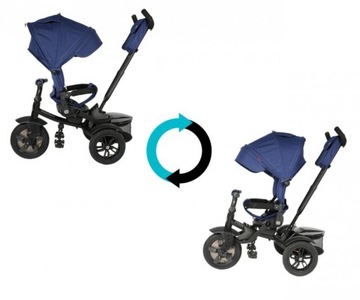 Трехколесный велосипед Qplay Premium Темно-синий