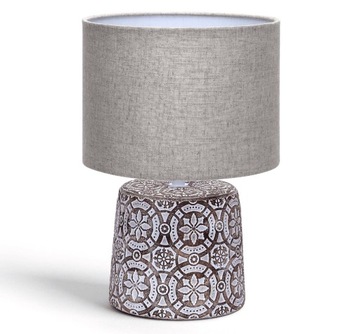 XL LAMPKA LAMPA STOŁOWA BIURKOWA NOCNA CERAMICZNA