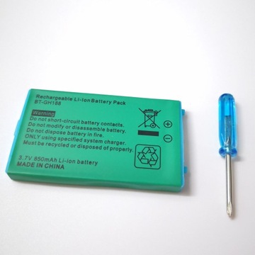 ВНУТРЕННЯЯ АККУМУЛЯТОРНАЯ БАТАРЕЯ ЕМКОСТЬЮ 850 МАЧ ДЛЯ КОНСОЛИ GBA
