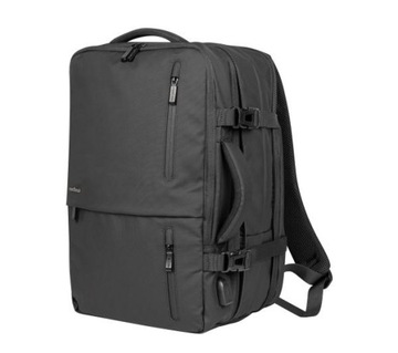 Рюкзак для ноутбука Natec Camel Pro 17,3 дюйма с 3 отделениями для деловых поездок, черный